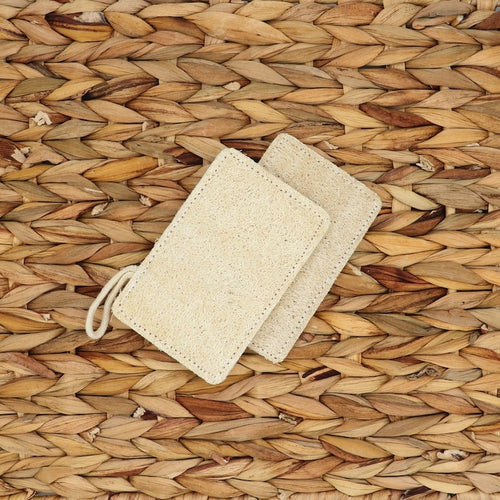 Natural Loofah Pad 2-Pack