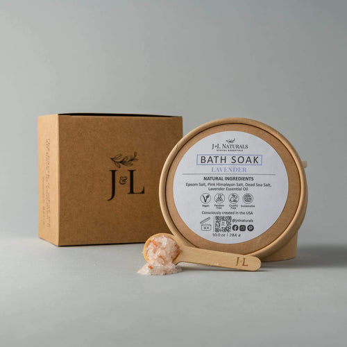 Bath Soak-J&L Naturals-Bergamot,Biodegradable,Eucalyptus,Lavender,Non-CBD,Orange,Soaks,Spa
